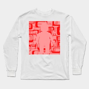 Retro Minifig Art Long Sleeve T-Shirt